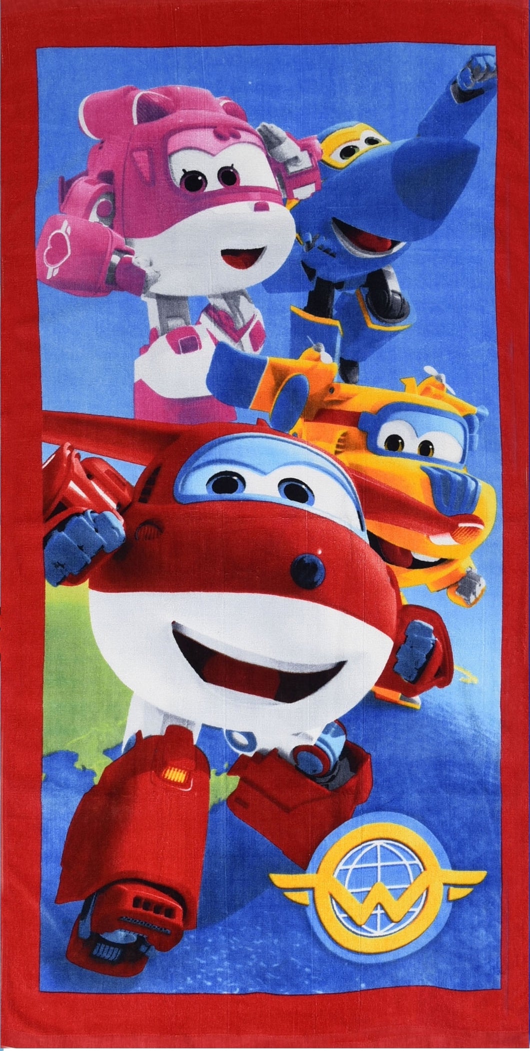 Super Wings Beach Towel