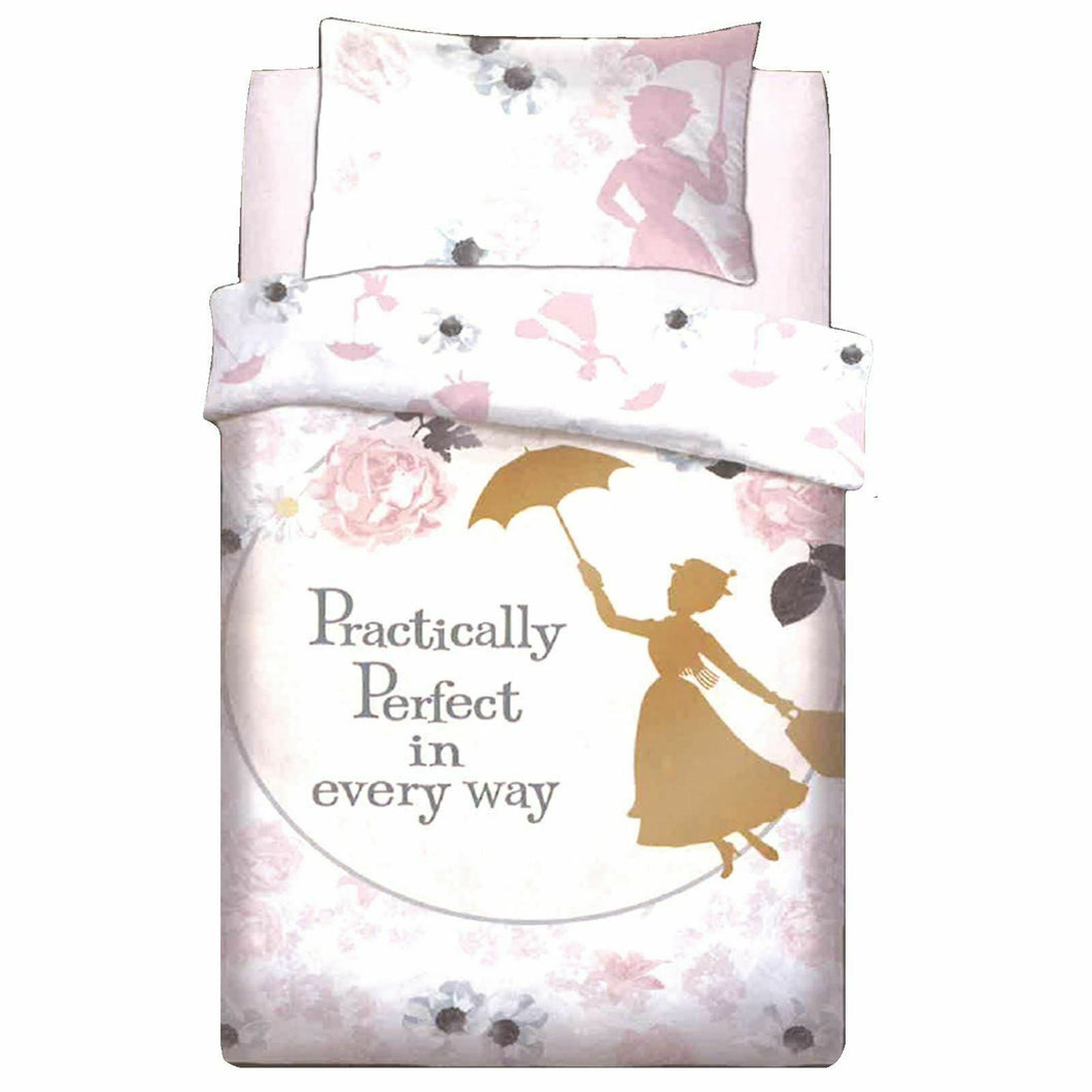 Mary Poppins PERFECT Single PANEL Duvet Cover Set