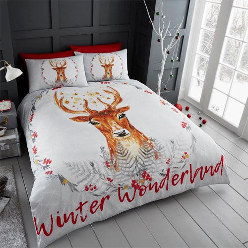 Reindeer Wonderland Winter Duvet Set