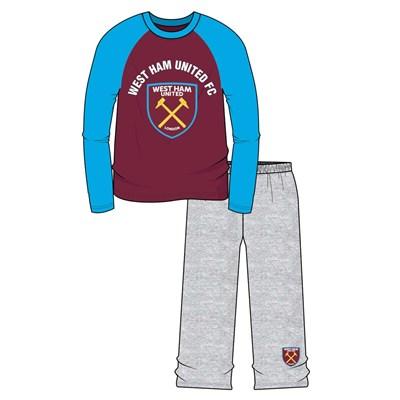 Boys West Ham Long Sleeve Pyjama Set