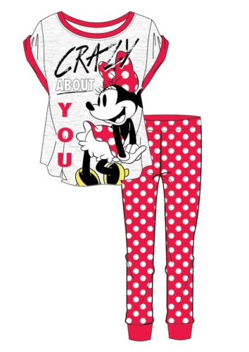 Minnie Mickey Mouse Ladies Long Pyjamas