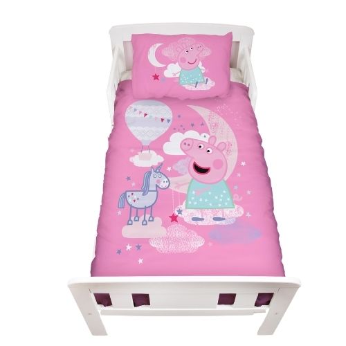 Official Peppa Pig Stardust Reversible Duvet Set