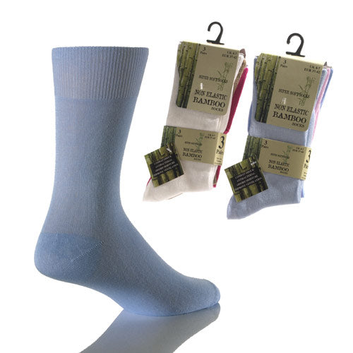 Ladies Bamboo Socks Non Elastic