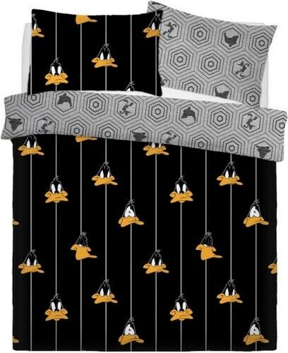 Looney Tunes Graphic Daffy Double Rotary Duvet Cover Set