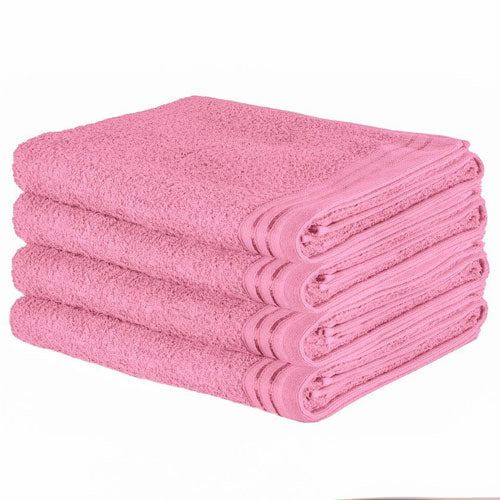 4 Piece Luxury Wilsford Cotton Blush Pink Bath Sheet