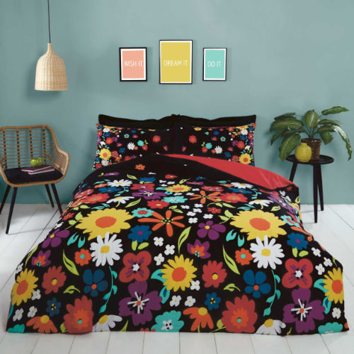 Brighton Floral Multi Duvet Set