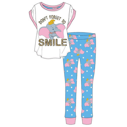 Ladies Official Dumbo Smile Pyjamas