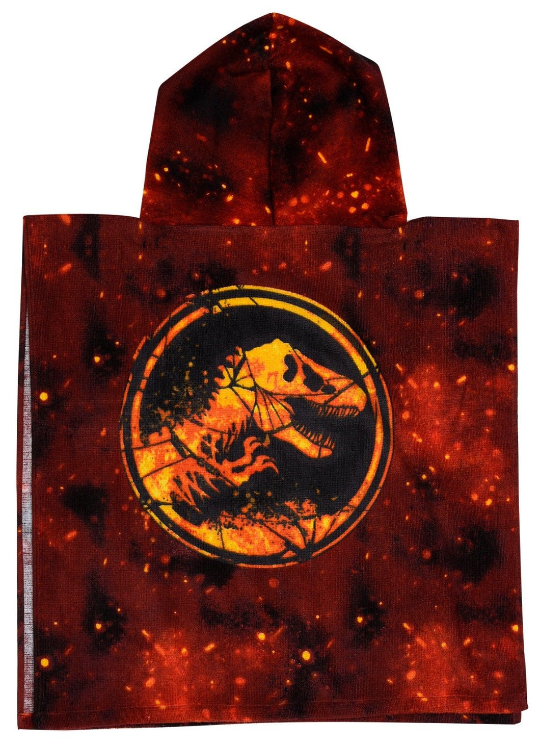 Jurassic World Design Print Poncho