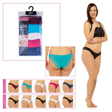 Load image into Gallery viewer, 5 Pairs Ladies Brazilian Briefs
