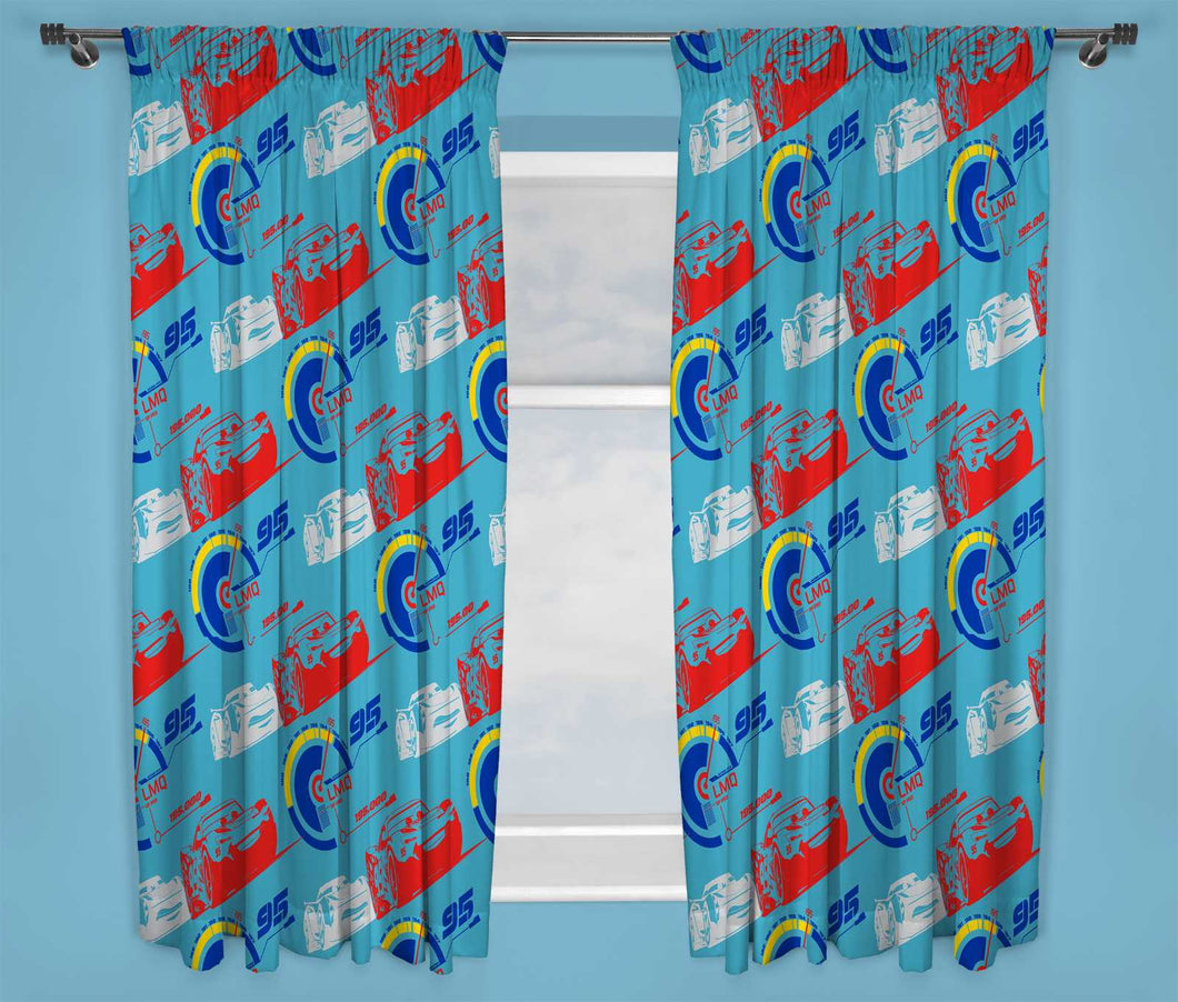 Disney Cars 3 Lightning McQueen Ready Made Curtains 66