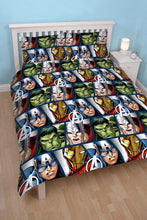 Load image into Gallery viewer, Marvel Avengers SHIELD Double Rotary Duvet Cover Set
