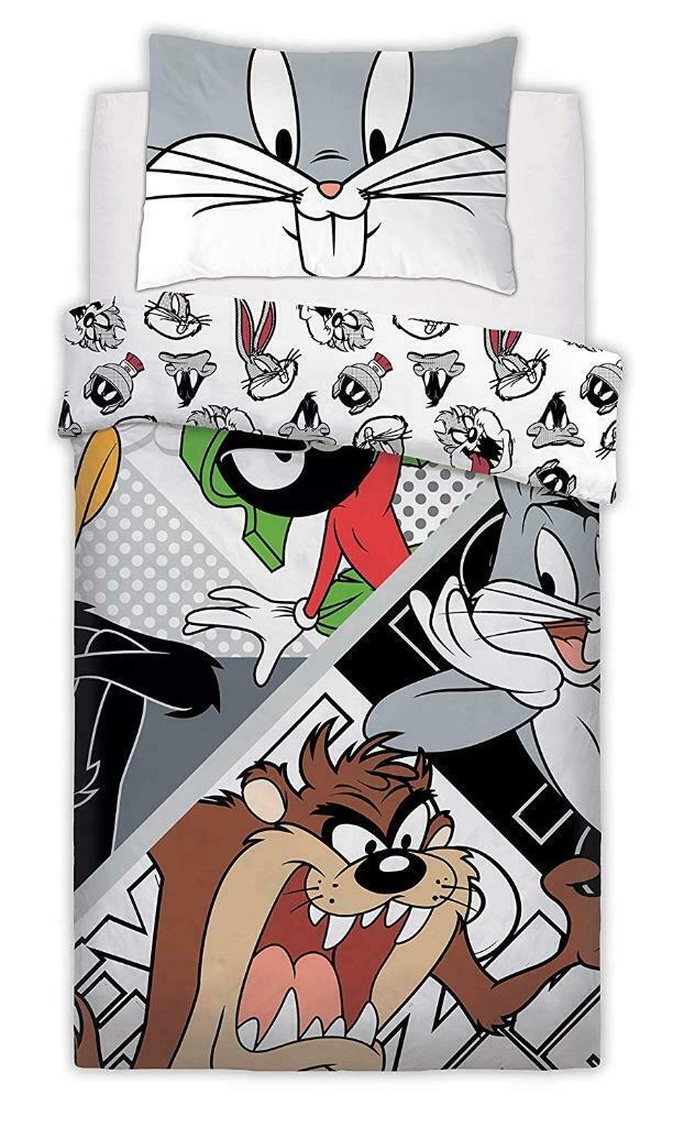 Looney Tunes That's All Bugs Single Panel Duvet Cover Set