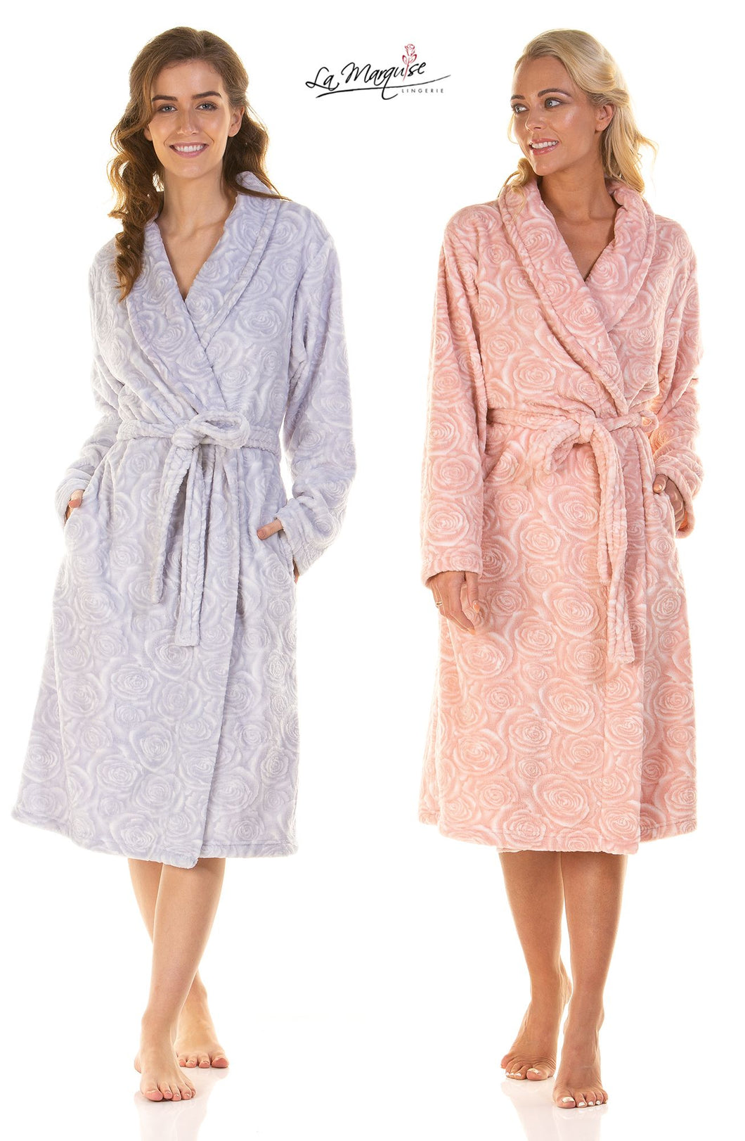 Roses In Bloom Supersoft Gowns Robes By La Marquise