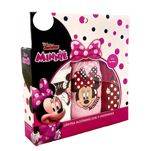 3 Pack Minnie Mouse Girls Underwear