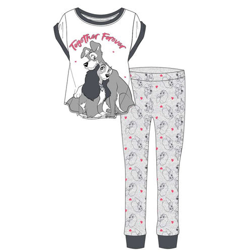 Ladies Official Lady And The Tramp Together Pyjamas