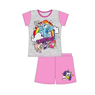 Girls Baby Cartoon Character My Little Pony Short Pyjama Set