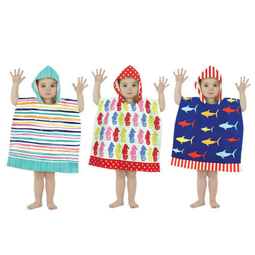 Mini Poncho Pal Hooded Beach And Bath Robes