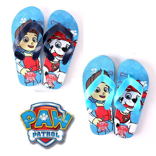 Paw Patrol Blue Flip Flops