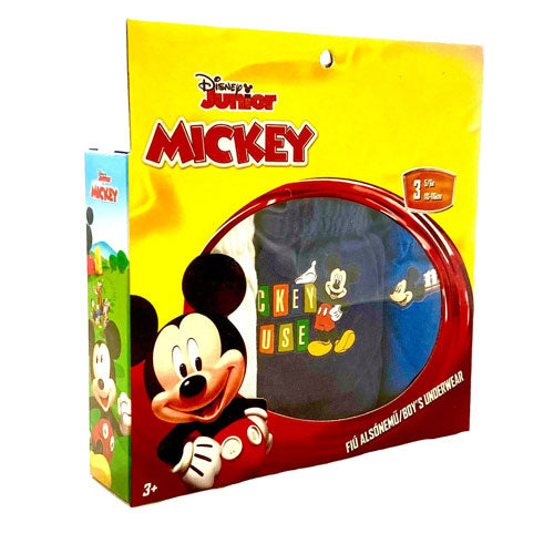 3 Pack Mickey Mouse Boys Underwear