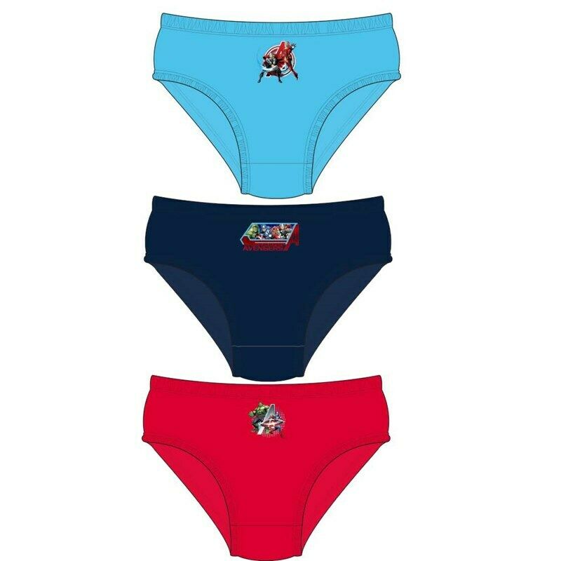 3 Pack Avengers Boys Underwear