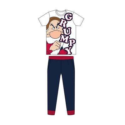 Mens Cartoon Character Mr Grumpy Pyjama Set