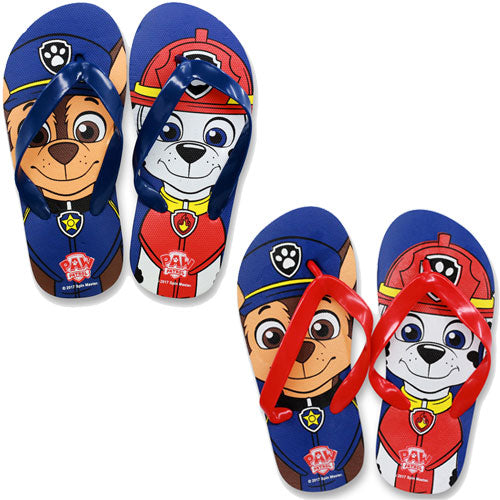 Paw Patrol Blue Flip Flops