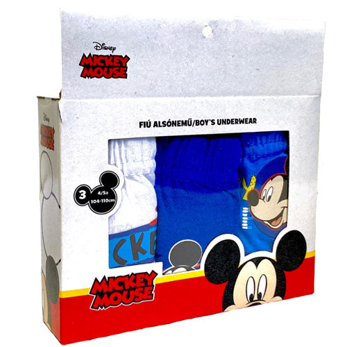 3 Pack Mickey Mouse Boys Underwear