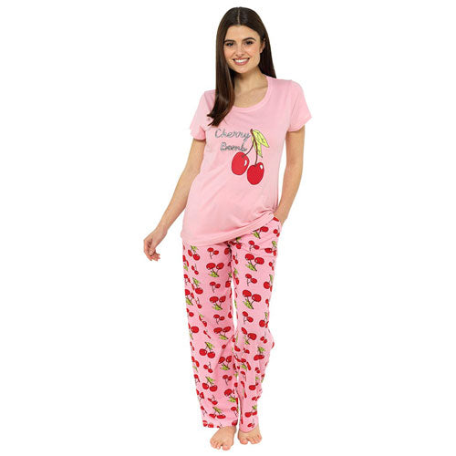 Ladies Cherry Bomb Pyjama Set