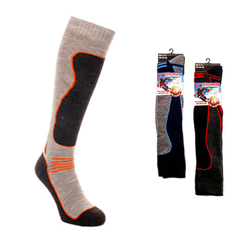 4 Pairs Mens High Performance Ski Socks