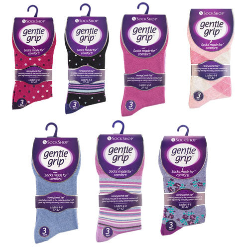 Ladies Gentle Grip Socks Carton Price