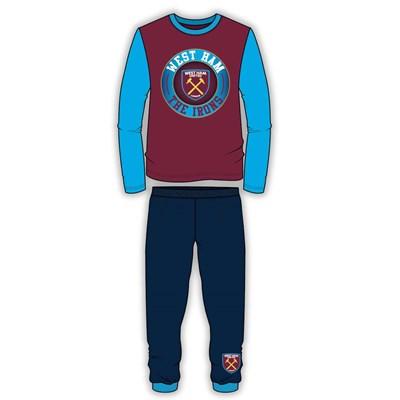 Boys West Ham Long Sleeve Pyjama Set