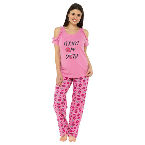 Ladies Mum Off Duty Pyjama Set