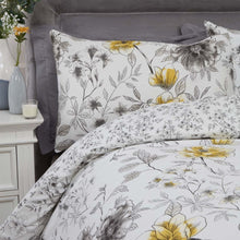 Load image into Gallery viewer, Dreamscene Botanical Garden Grey Duvet Cover Set
