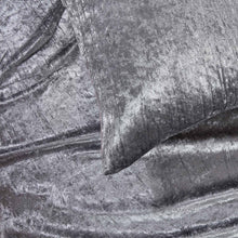 Load image into Gallery viewer, Sienna Valencia Crushed Velvet Duvet Set - Silver
