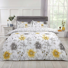 Load image into Gallery viewer, Dreamscene Botanical Garden Grey Duvet Cover Set
