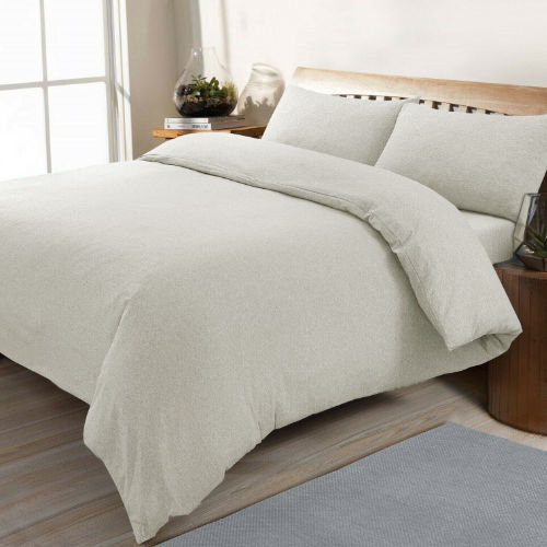 Supersoft Jersey Duvet Set Natural