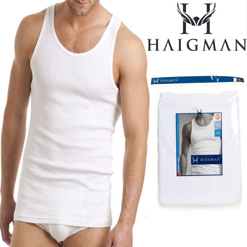 Haigman 3 pack Luxury Combed Cotton Vest