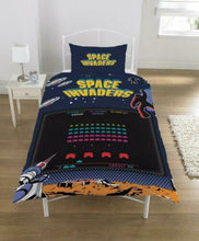 Load image into Gallery viewer, Space Invaders Coin Op Single Duvet Cover Set
