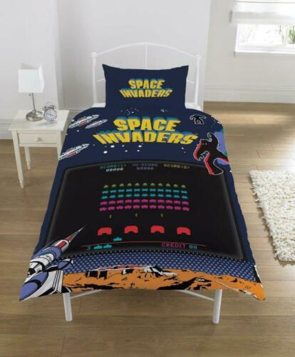 Space Invaders Coin Op Single Duvet Cover Set