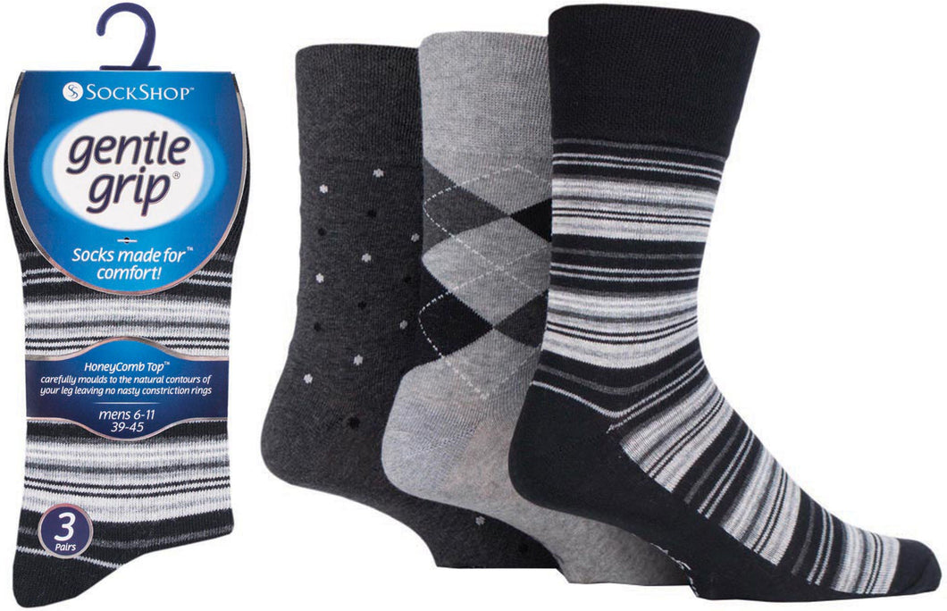 Mens Gentle Grip Socks by Sock Shop