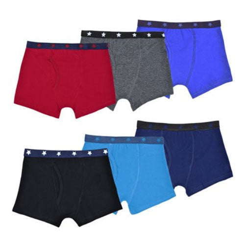 3 Pack Boys Star Strip Design Trunks