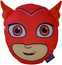 Load image into Gallery viewer, Official PJ Masks &quot;Owlette&quot; 3D Character Shaped Cushion with Zip Pocket
