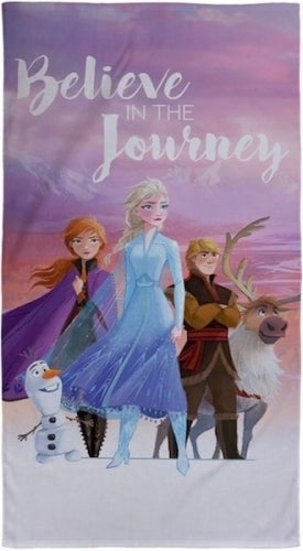 Official Disney Frozen II Character 100% Cotton Beach Towel