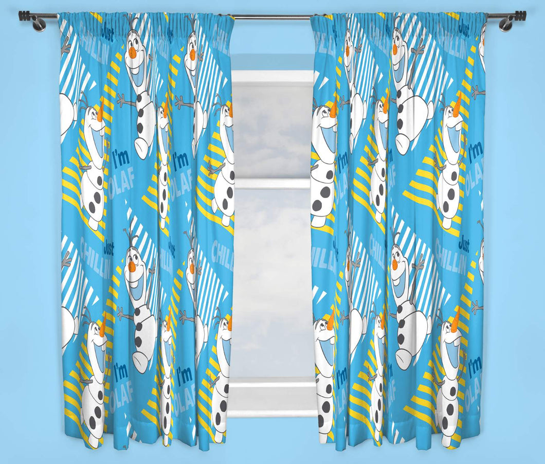 Disney Frozen Olaf Ready Made Curtains 66