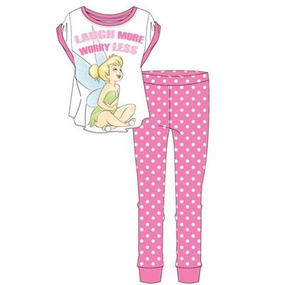 Ladies Woman Cartoon Character Tinkerbell Pyjama Set