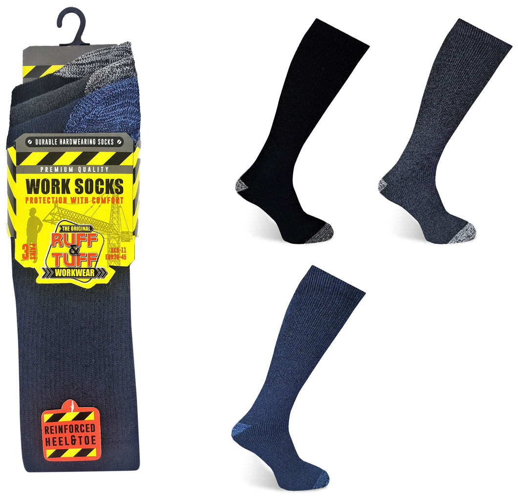 6 Pairs Mens Ultimate Work Socks