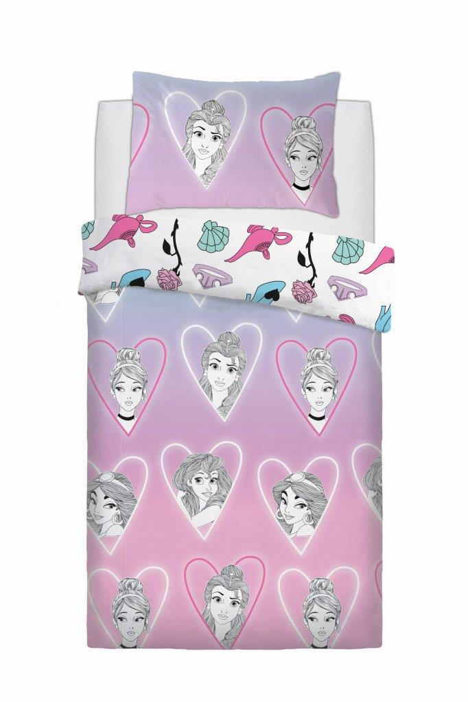 Disney Princess NAP QUEEN Single Duvet Cover Set