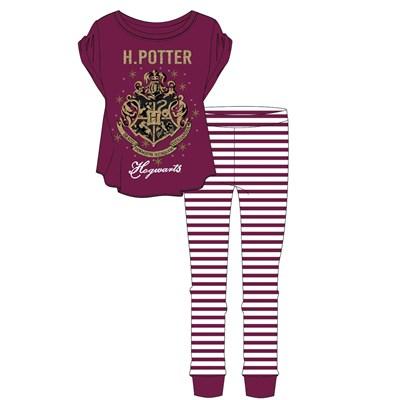 Ladies Woman Cartoon Character Harry Potter Pyjama Set