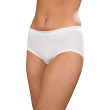 Load image into Gallery viewer, 3 Pack Ladies Comfort Midi Briefs White
