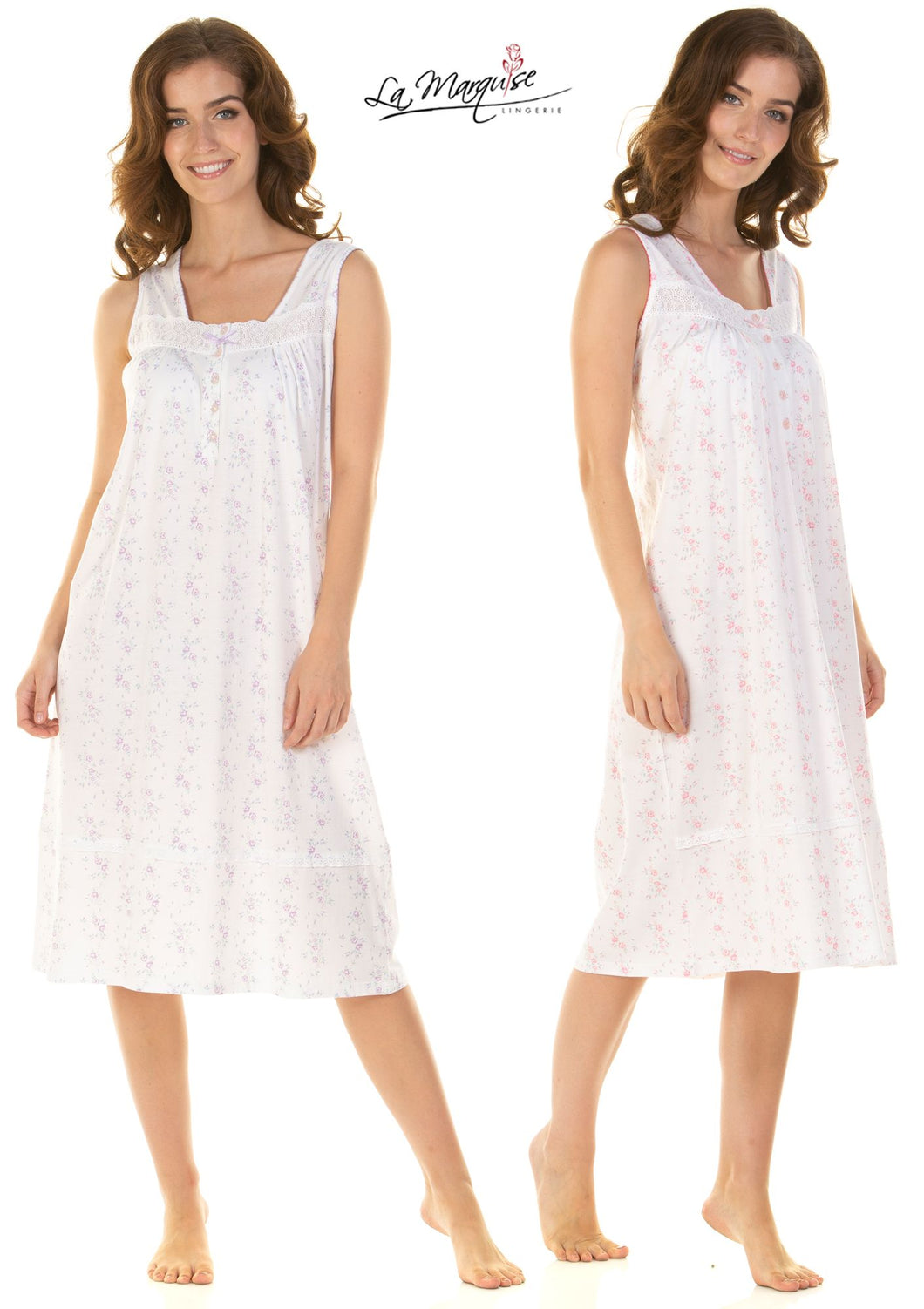 Country Fair Sleeveless Nightdress By La Marquise